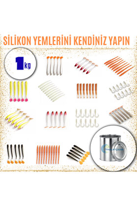 Evi̇mdeyokyok Si̇li̇kon Balık Yemi̇ Ham Maddesi̇ (20 Shore) 1Kg