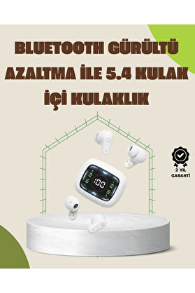 Buti̇k Bluetooth 5.4 Teknoloji̇li̇ Kablosuz Kulaklık Led Göstergeli̇