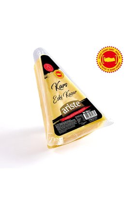 Ariste Tam Yağlı Kars Eski Kaşar Peyniri 250 gr – Şirden Mayalı Dinlendirilmiş