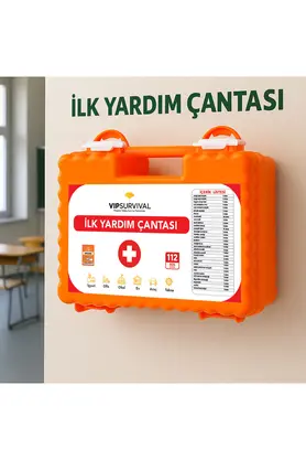 4s İlk Yardım Çantası – Acil Durum ve Afet Seti - İş Yeri Ofis Araç Ev İçin Uygun - Ecza Dolabı