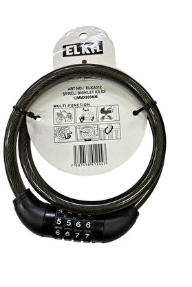 Ethab Ti̇caret Elka 312 Şi̇freli̇ Bi̇si̇klet Ki̇li̇di̇ 80 Cm