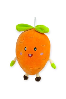 Ethab Ti̇caret Peluş Meyveler 30 Cm - Havuç