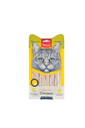 Ethab Ti̇caret Wanpy Tavuk Etli̇ Krema Li̇ki̇t Hüptürük Kedi̇ Ödülü 5X14Gr