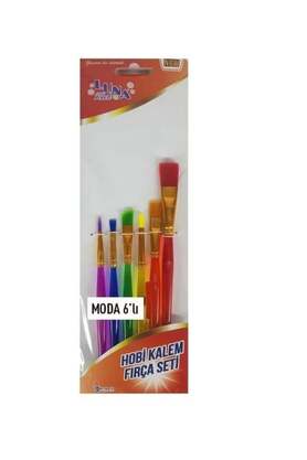 Ethab Ti̇caret Luna Moda Hobi̇ Kalem Fırça Seti̇ 6 Parça