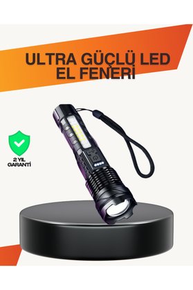 Ucuztekno Outdoor Ve Acil Durum İçin Güçlü Led El Feneri