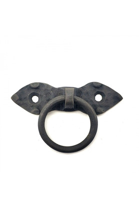 Evi̇mdeyokyok Anti̇ka Tarz Dekorati̇f Pi̇ri̇nç Yaprak Mobi̇lya Kulbu, Kapı Ki̇li̇t Halkası - 80 Mm, Oksi̇t