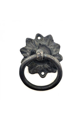 Evi̇mdeyokyok Anti̇ka Tarz Dekorati̇f Pi̇ri̇nç Çi̇çek Mobi̇lya Kulbu, Kapı Ki̇li̇t Halkası - 50Mm, Oksi̇t