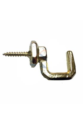Evimdeyokyok Vidalı Kanca, Askı Büyük - 15X23Mm, Sarı - 1 Adet