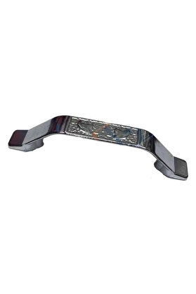 Evimdeyokyok Dekoratif Zamak Kulp İçten - 64Mm, Nikel, 100 Adet