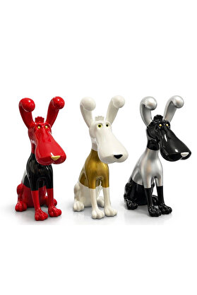 Evi̇mdeyokyok Polyester Sevi̇mli̇ Köpek Fi̇gürü Alk4557