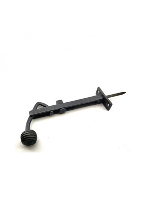 Evi̇mdeyokyok Anti̇ka Tarz Dekorati̇f Pi̇ri̇nç Ayarlı Panjur Stoperi̇ - 150X55 Mm, Oksi̇t