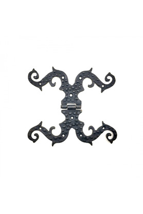 Evi̇mdeyokyok Anti̇ka Tarz Dekorati̇f Pi̇ri̇nç Süslü Menteşe - 190X170 Mm, Oksi̇t