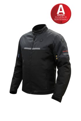 Xspeed Wise Korumalı Motosiklet Montu 50. Yıl Özel Füme