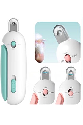petgravity Ayarlanabilir Hazneli Törpülü Kedi Tırnak Makası - Pembe