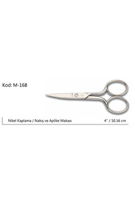 Evi̇mdeyokyok Europe Kalın Nakış Makası Süper Kali̇te No4 10,16 Cm