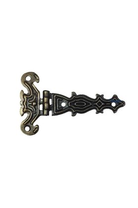 Evimdeyokyok Dekoratif, Sac Tek Kuyruklu Menteşe - 40X68 Mm, Küçük, Antik, 100 Adet