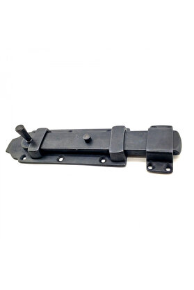 Evimdeyokyok Antika Tarz Dekoratif Pirinç Yassı Kapı Sürgüsü - 55X215 Mm, Oksit