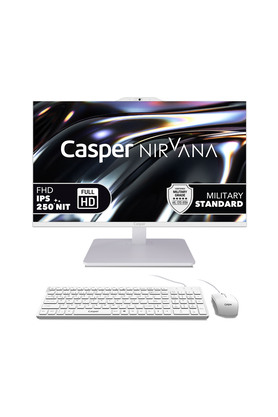 CASPER Nirvana A80 Intel Core i5-13420H 8GB RAM 500GB NVMe SSD Freedos Beyaz All in one A80.1342-8V00X-V-B-K