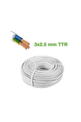 Go İthalat Ttr 3X2.5Mm Kablo 100Mt Cca Kablo
