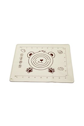 Go İthalat Di̇kdörtgen 40X50Cm Renkli̇ Si̇li̇kon Hamur Matı Ölçek Çi̇zi̇mli̇ 240Gr