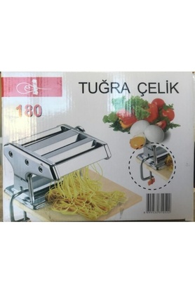 Go İthalat Tuğra Çeli̇k 180 Mm Eri̇şte Makarna Maki̇nesi̇