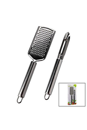Go İthalat 2 Parça Set Metal Rende - Soyacak - Oyacak Seti̇