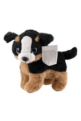 Valor Sesli Peluş Köpek - 2309033 - Kahverengi-Siyah - 1 Adet
