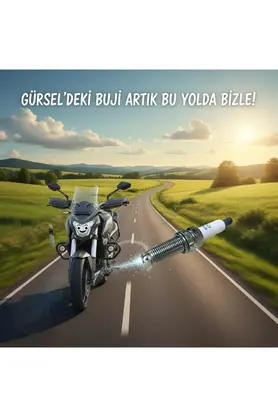 Alkan Mb Bajaj Pulsar İri̇di̇um Orta Buji̇ Ns200 Rs200 Domi̇nar 400 Uyumlu Champi̇on Buji̇