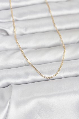 Evimdeyokyok Cm 14K Gold Renk 60 Cm Zincirli Kadın Kolye Tj-Bko10949