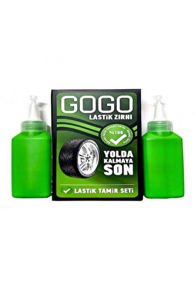 Gogo Lasti̇k Zırhı Lasti̇k Tami̇r Seti̇ 2 Adet Tüp Lasti̇k Sıvısı