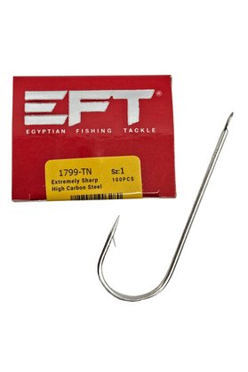 EFT Hook 1799 Beyaz Düz İğne 100 Adet