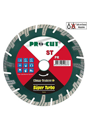 Cristal Fırsatkolik Mey İthalat® Procut St 115 Mm Süper Turbo Elmas Testere