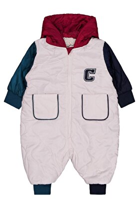 Civil Baby Harf Baskılı 6-18 Ay Astronot - Bej 18-24 Ay