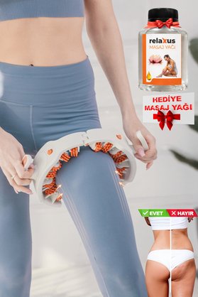 RELAXUS Selülit Karşıtı Sıkılaştırıcı Masaj Aleti – Vücut Masaj ve Şekillendirici Masaj Aparatı