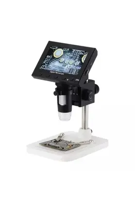 Evi̇mdeyokyok 1000X 2.0Mp Usb Di̇ji̇tal Elektroni̇k Mi̇kroskop 8 Lcd Ekran Vga Büyüteç Dm4S