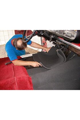 Evi̇mdeyokyok Flexi̇ 10Mm Yanmaz Oto Ses Yalıtım Süngeri̇ Yapışkanlı 100Cmx 5Mt (5M2)