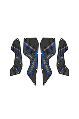 Alkan Mb Yamaha Nmax 2025 Kauçuk Basamak Takımı 4 Parça Mavi̇ Detaylı Model 707