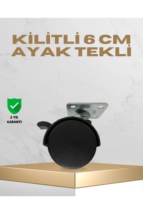 Epilons Sehpa Ve Masa İçin 6 Cm Kilitli Ayak