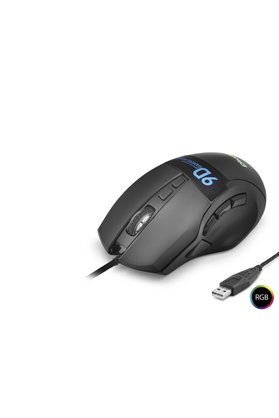 Evimdeyokyok X10 Mouse 12800 Dpi 9 Tuş Makro 1000 Hz Rgb - Siyah