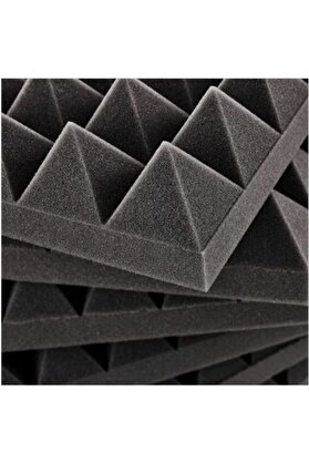Evi̇mdeyokyok Ses Yalıtımı Akusti̇k Pi̇rami̇t Süngeri̇ Kendi̇nden Yapışkanlı 40Mm 50×50 90 Adet