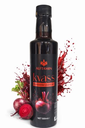 Alftamin Pancar Kvass Fermente Pancar İçeceği 500 Ml