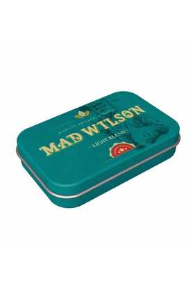 MAD WILSON Premium Metal Sigara Tabakası Turkuaz Seri – Çok Amaçlı Mini Organizer Kutu 97x58x22 mm