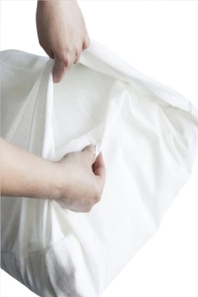 Divanev 8 Adet Flaplı Beyaz Iç Yastık Kılıfı 60X80 Cm
