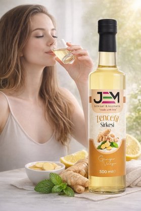 Jem Kozmetik Bitkisel Zencefil Sirkesi 500 Ml Ginger Vinegar