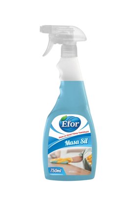 Efor Masa ve Genel Yüzey Temizleyici 750 ml | İz Bırakmayan Hijyenik Sprey Temizlik