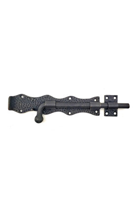 Miss Mojo Antika Tarz Dekoratif Pirinç Dövme Kapı Sürgüsü - 20Cm, Oksit