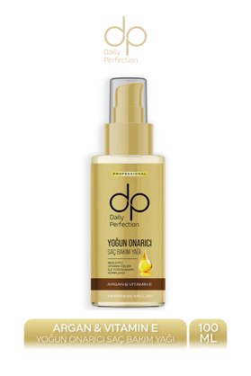 dp Daily Perfection Saç Bakım Yağı Yoğun Onarıcı Argan Yağlı ve E Vitaminli 100 ml - Yıpranmış Saçlar