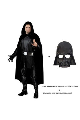 Evi̇mdeyokyok Wars Luke Skywalker Peleri̇ni̇ Yeti̇şki̇n Ve Maskesi̇