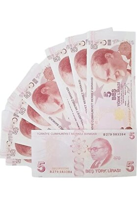 İRHANLAR Geçersiz Şaka Düğün Parası SahPara 100 Adet Oyun Parası Dış Çekimlere Özel 1 Deste 5 TL