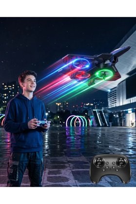 Ethab Giyim Led Işıklı Fighter Jet Tasarımlı Drone Uzaktan Kumandalı Akrobatik Oyuncak Uç - Glst8716-508